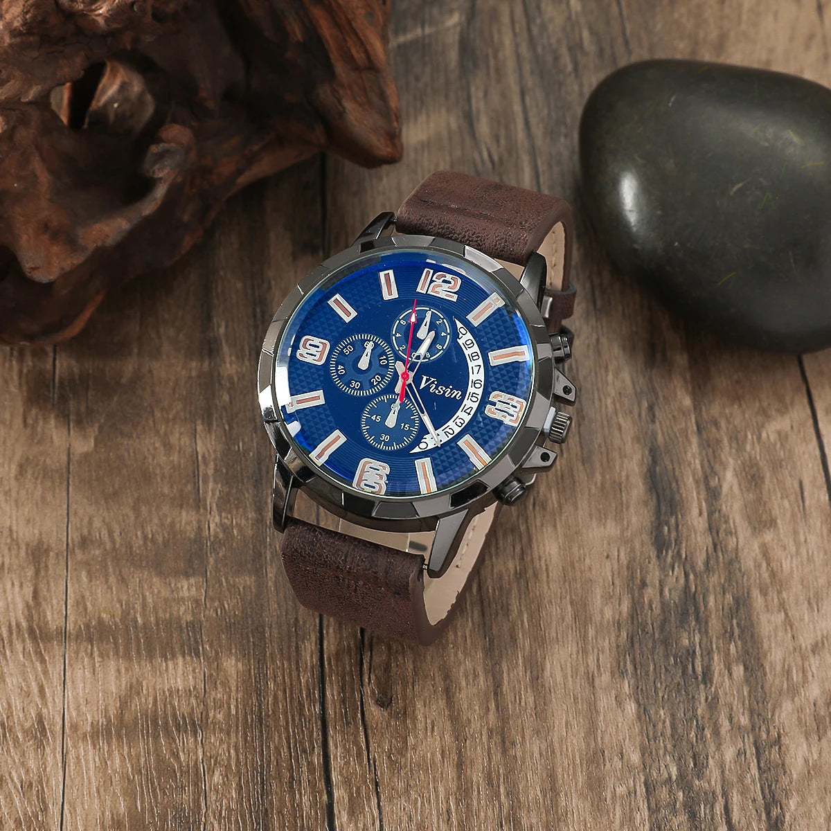 Coffret Cadeau Papa — Montre & Accessoires 5 pièces