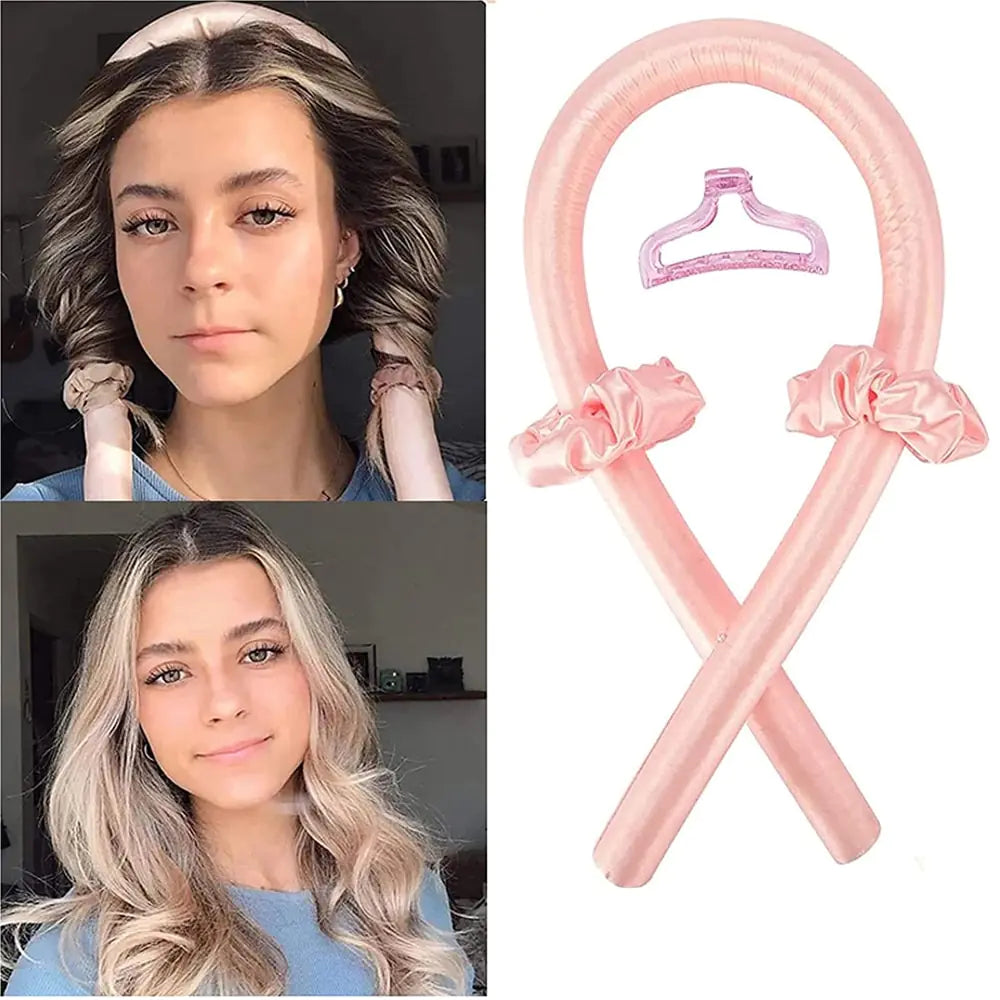 Serre-Têtes Boucleurs-Boucles sans chaleur-Overnight pour cheveux soyeux