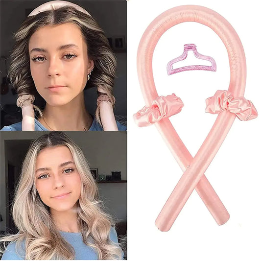 Serre-Têtes Boucleurs-Boucles sans chaleur-Overnight pour cheveux soyeux