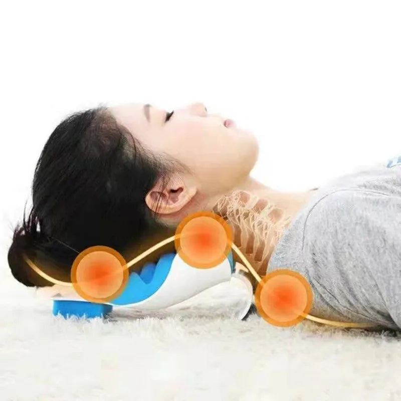 Coussin Masseur Cervical - Soulage Tensions Nuque et Épaules