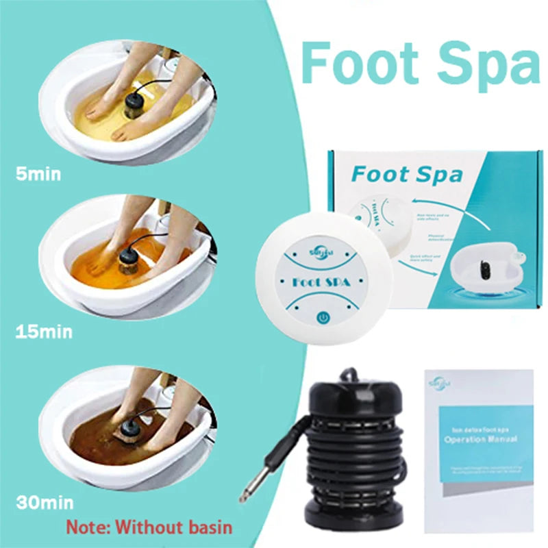 Bain de Pieds Ionique — Spa & Détox Maison