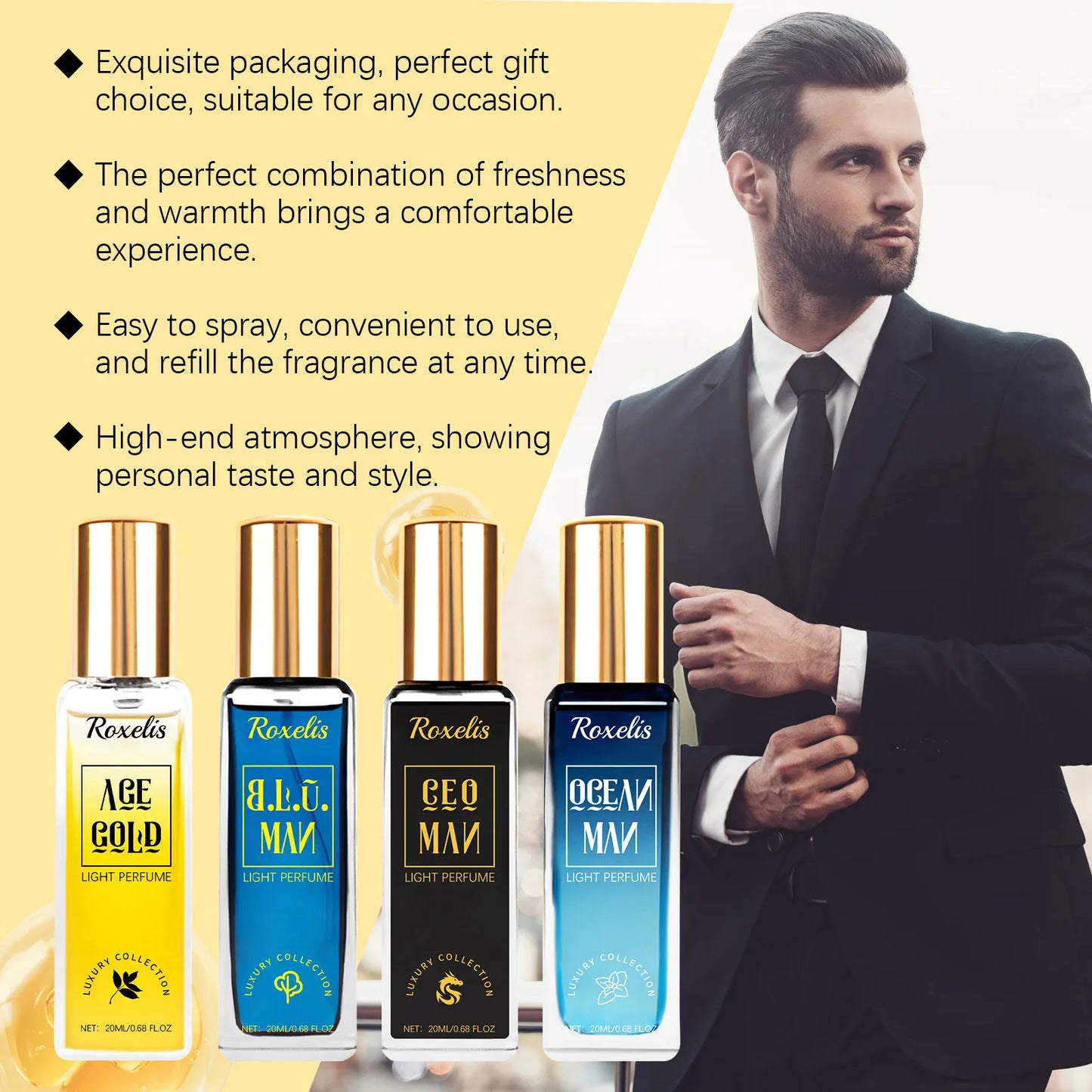 Coffret Eau de Toilette Homme — Charme & Fraîcheur