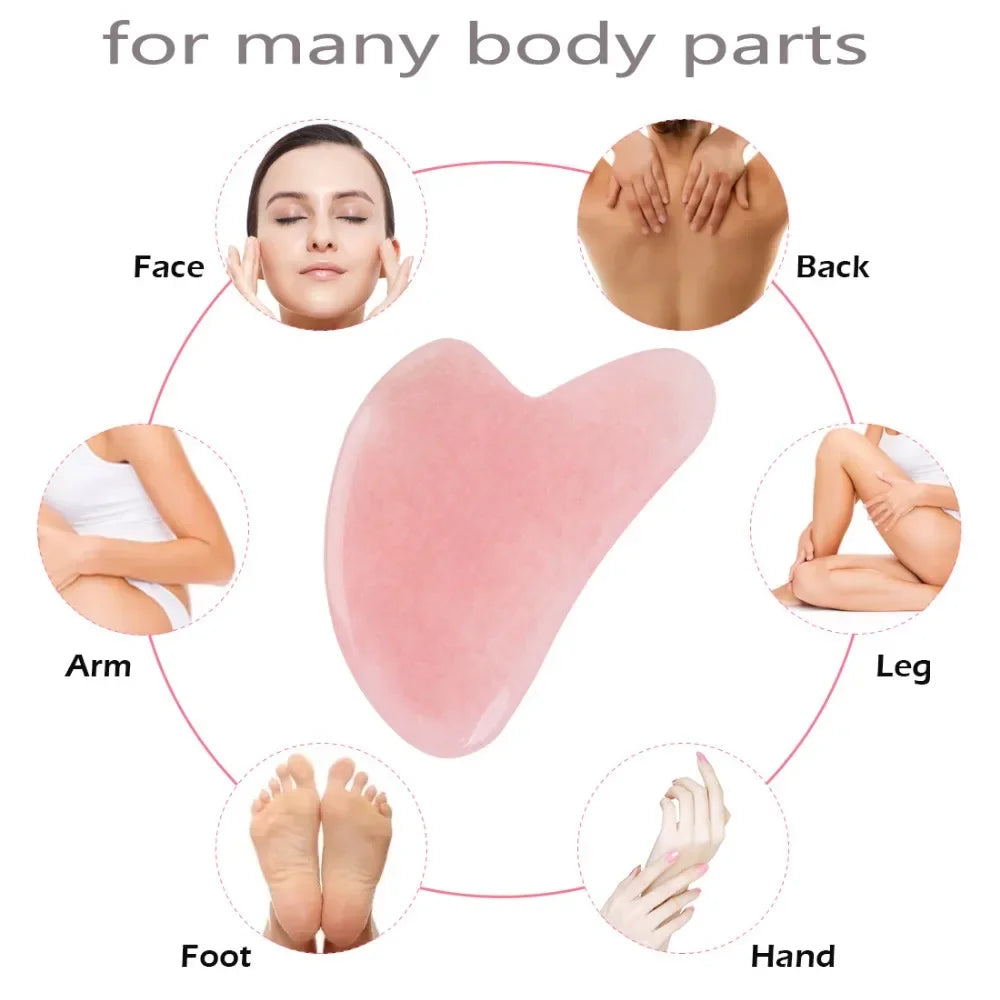 Gua Sha - Anti-Aging Facial Massage & Lymphatic Drainage Tool