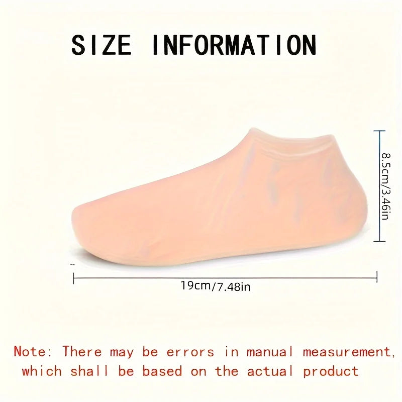 Chaussettes Hydratantes en Silicone — Soin Pieds Doux