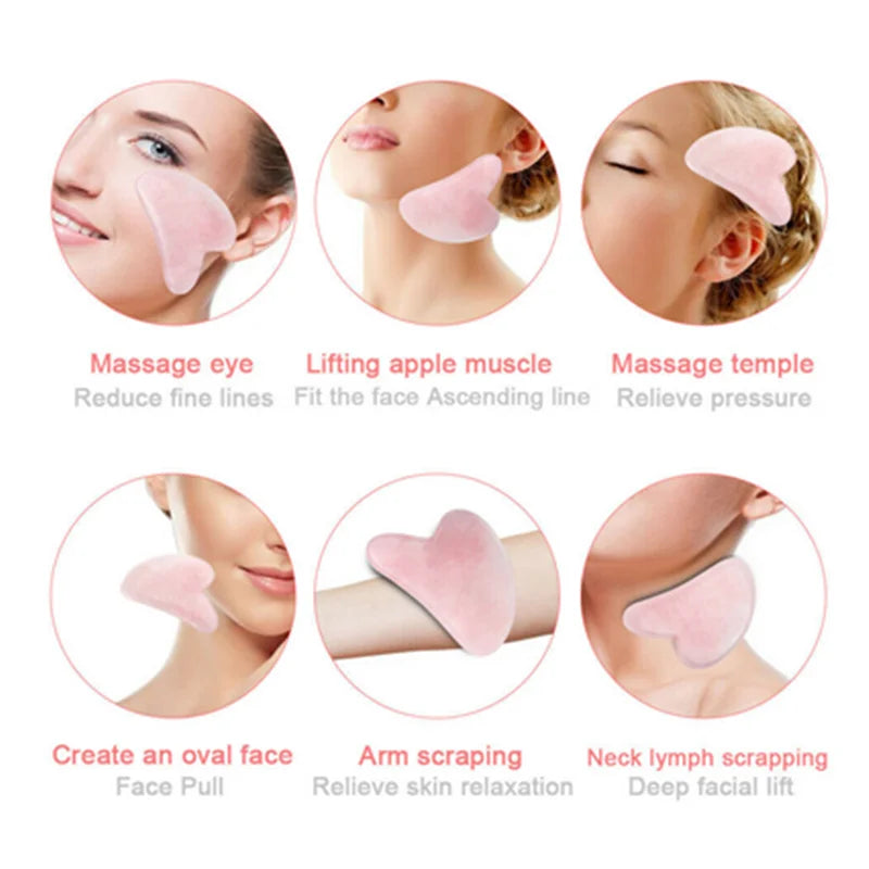 Gua Sha - Anti-Aging Facial Massage & Lymphatic Drainage Tool