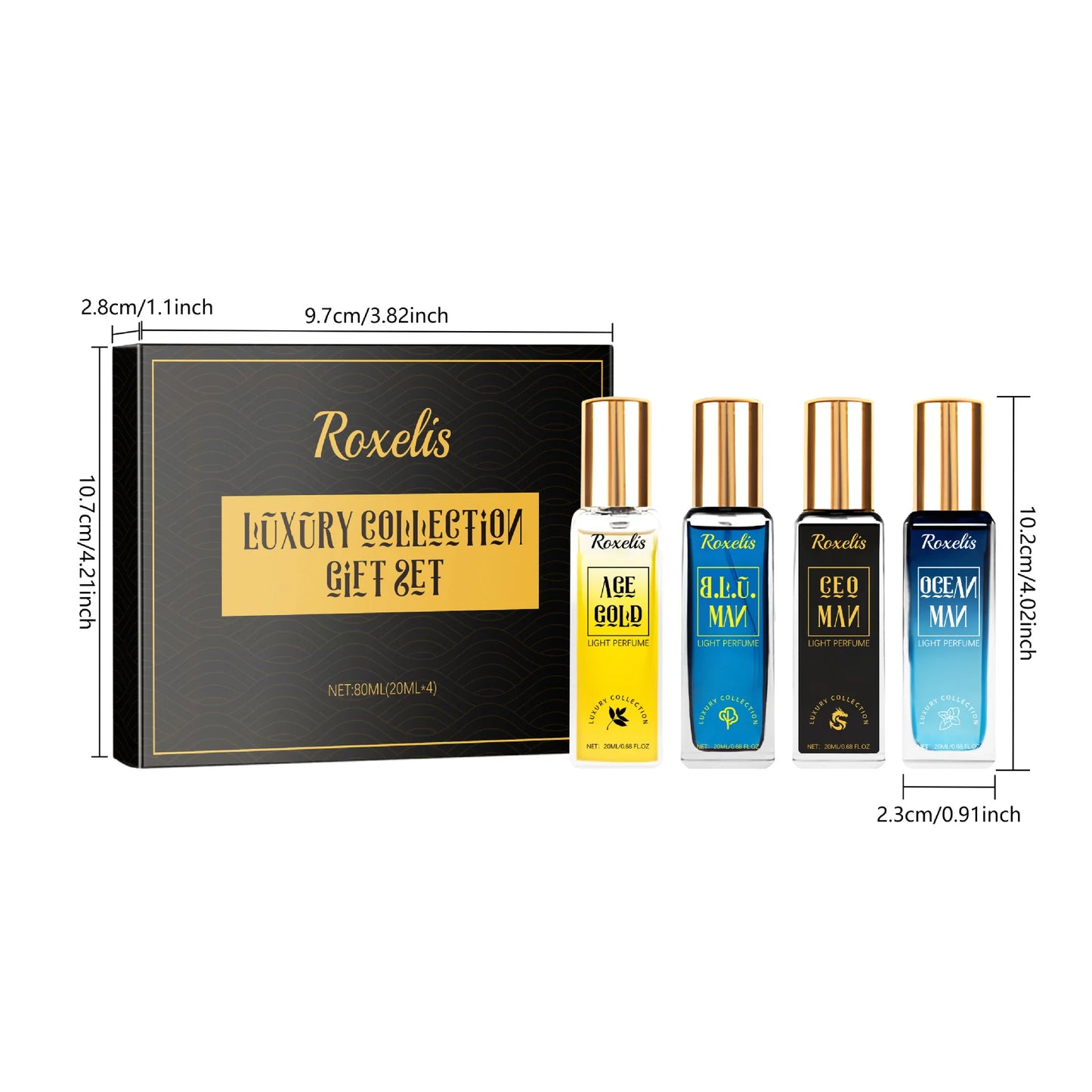 Coffret Eau de Toilette Homme — Charme & Fraîcheur
