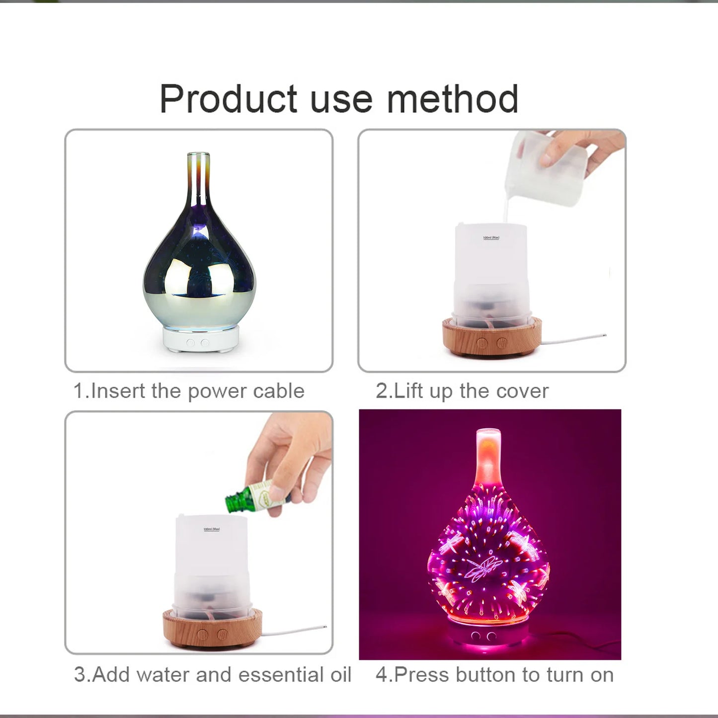 Ultrasonic Aroma Diffuser — Home Spa Ambiance