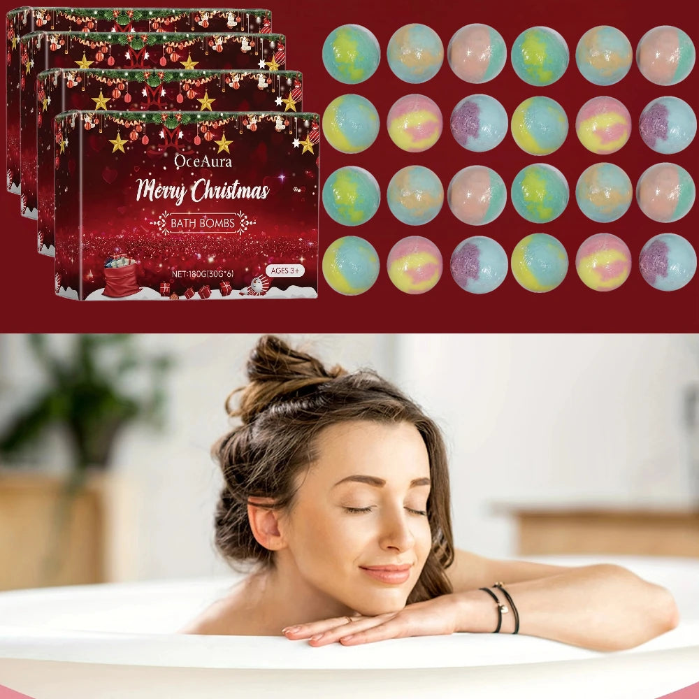 Coffret Boules de Bain — 24 Bulles de Douceur