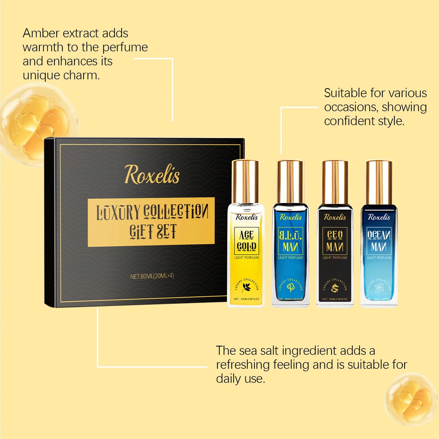 Coffret Eau de Toilette Homme — Charme & Fraîcheur