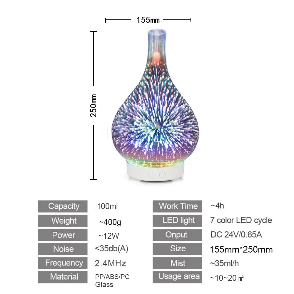 Ultrasonic Aroma Diffuser — Home Spa Ambiance