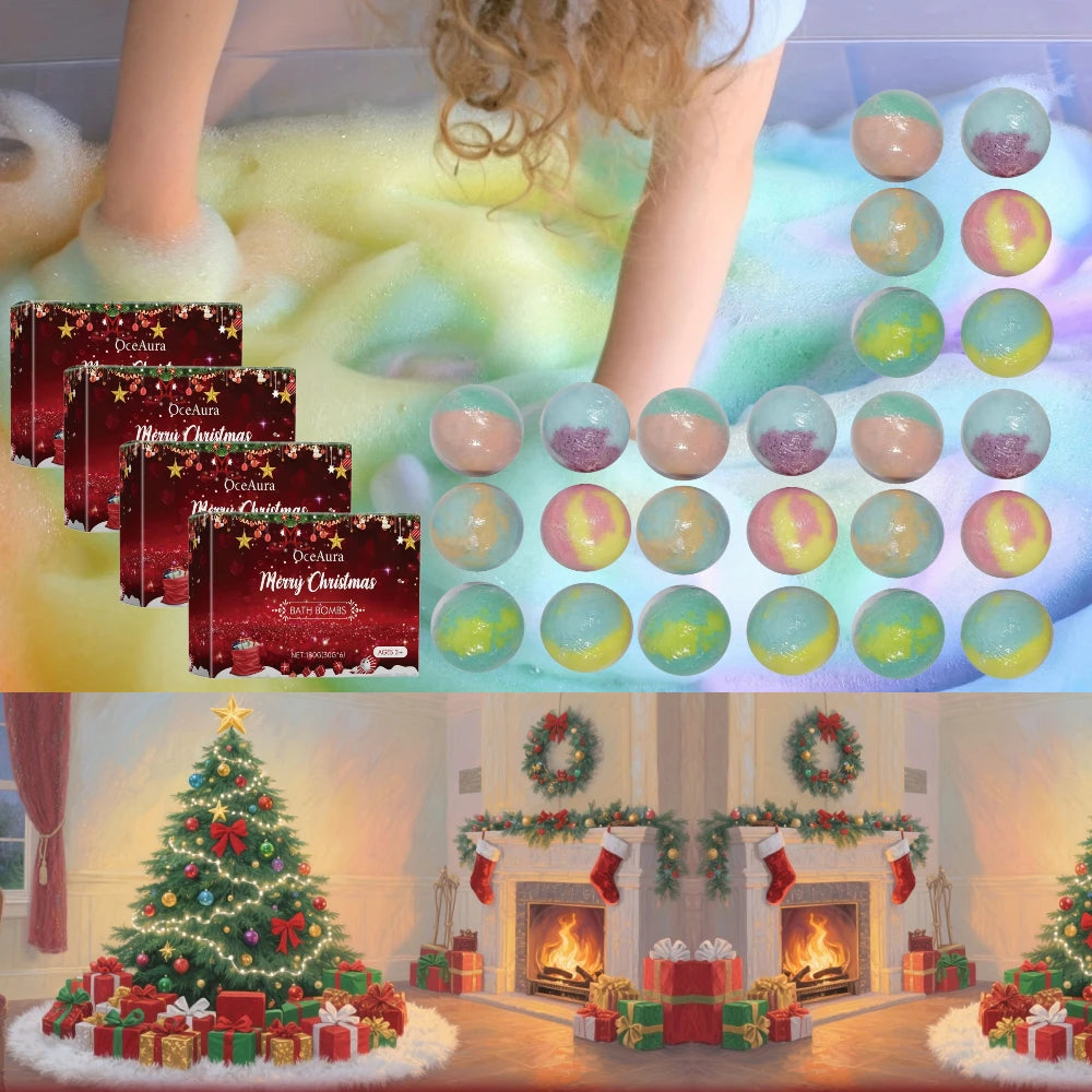 Coffret Boules de Bain — 24 Bulles de Douceur