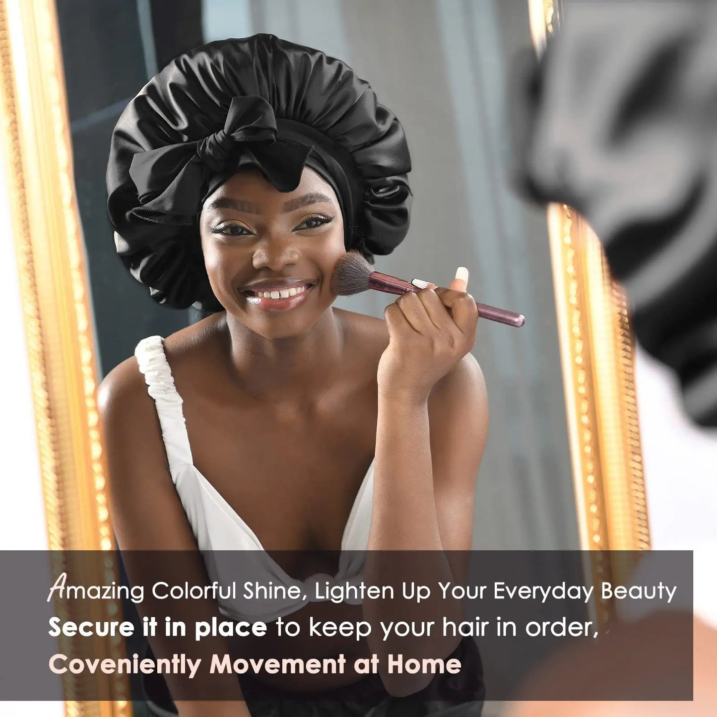 Bonnet de Nuit en Satin - Protection Cheveux & Sommeil Soyeux