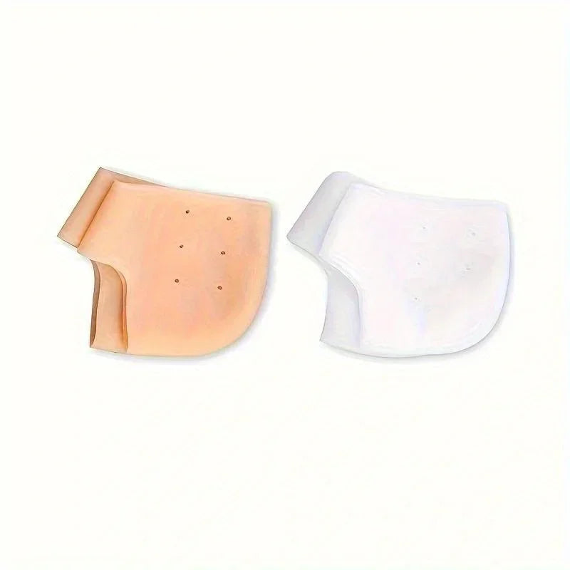 Chaussettes Talon en Gel Silicone — Anti-Fissures & Hydratation
