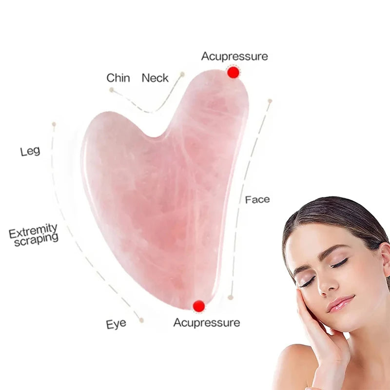Gua Sha - Anti-Aging Facial Massage & Lymphatic Drainage Tool