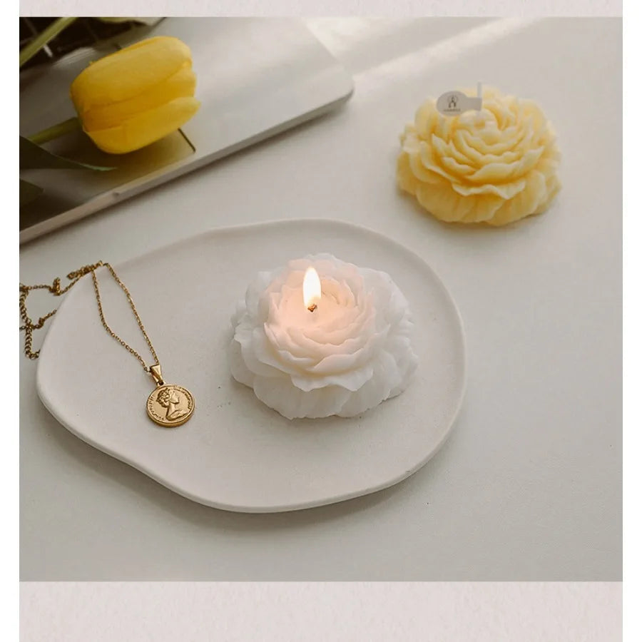 Bougie Fleur de Pivoine — Rituel Bien-Être