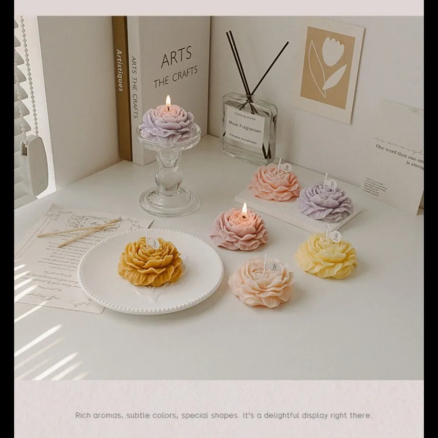 Bougie Fleur de Pivoine — Rituel Bien-Être