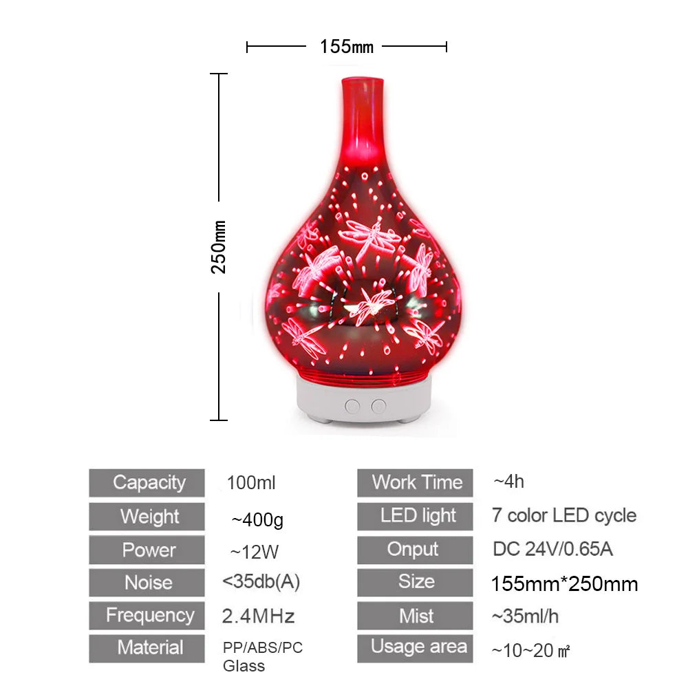 Ultrasonic Aroma Diffuser — Home Spa Ambiance