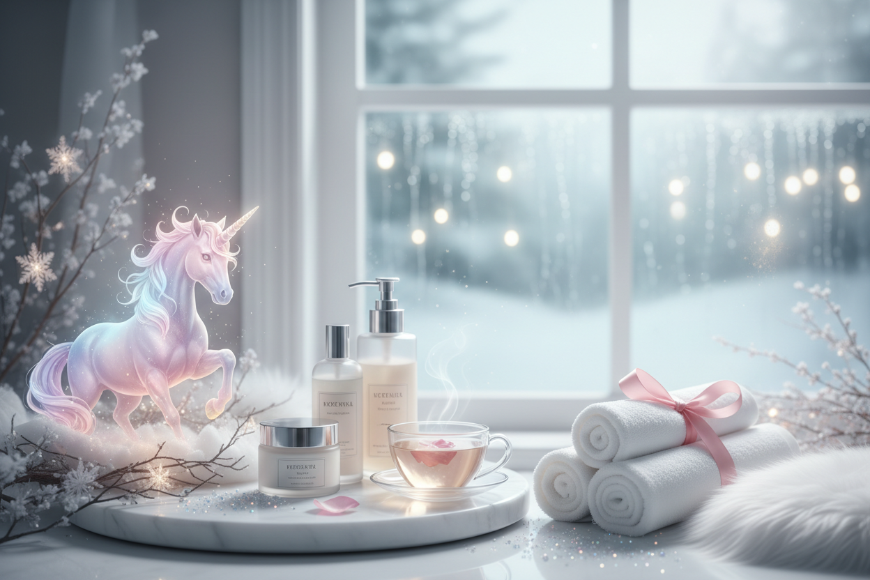 Image saisonnière Agapé Wellness avec licorne