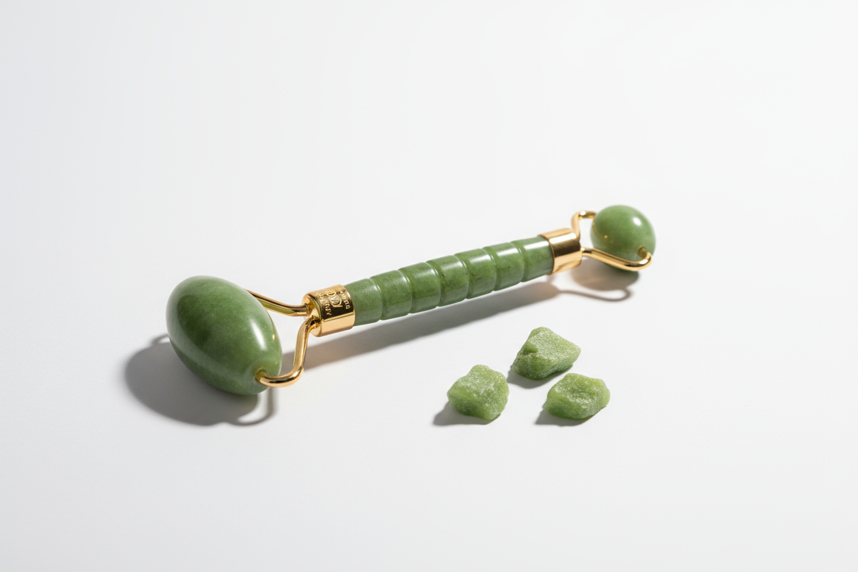 Rouleau de Jade Facial- Massage Visgae Anti-rideset Drainage Lymphatique